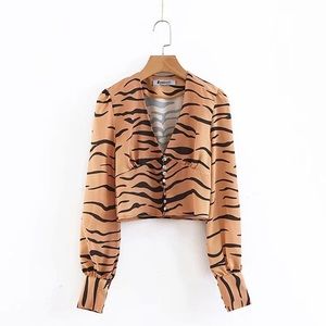 Animal Print Crop Top 🐅